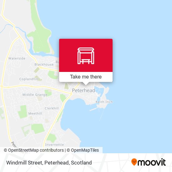 Windmill Street, Peterhead map