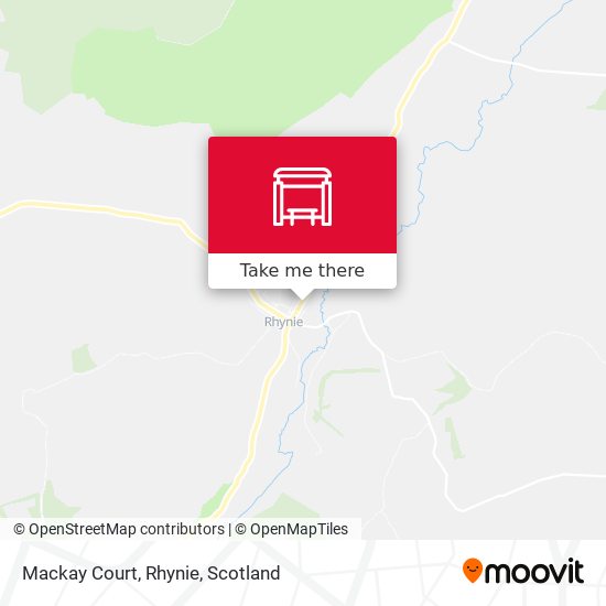 Mackay Court, Rhynie map