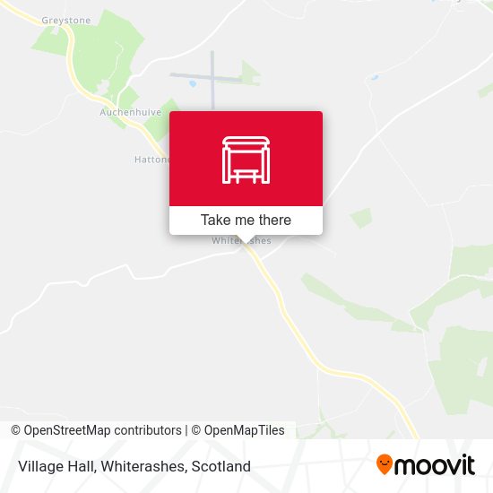 Village Hall, Whiterashes map