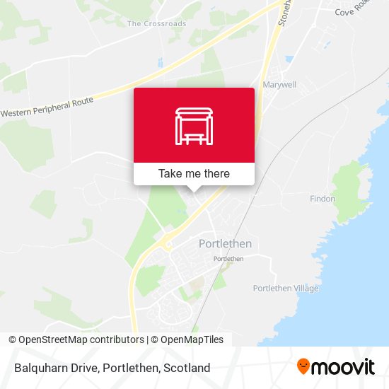 Balquharn Drive, Portlethen map
