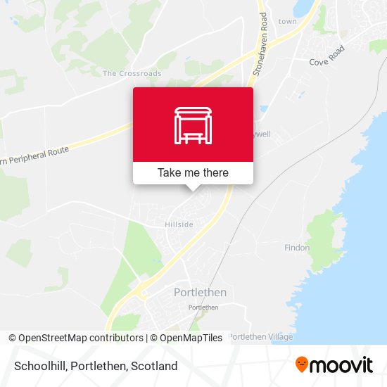 Schoolhill, Portlethen map