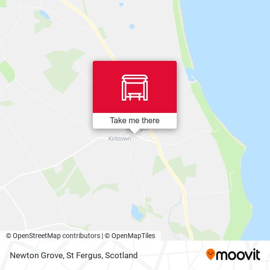 Newton Grove, St Fergus map