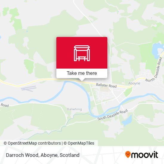 Darroch Wood, Aboyne map