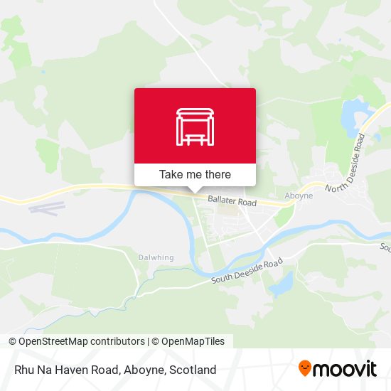 Rhu Na Haven Road, Aboyne map