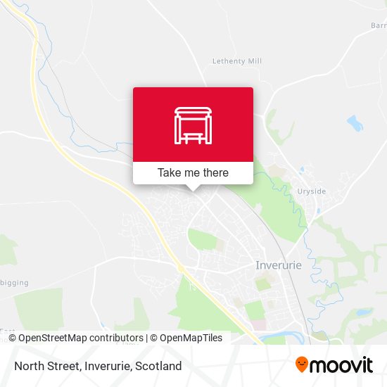 North Street, Inverurie map