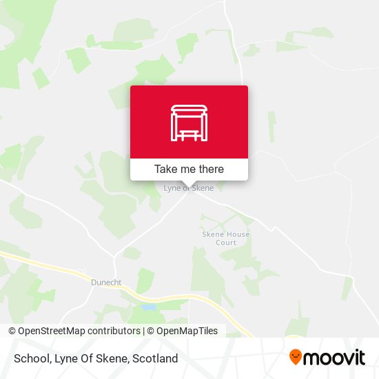 School, Lyne Of Skene map