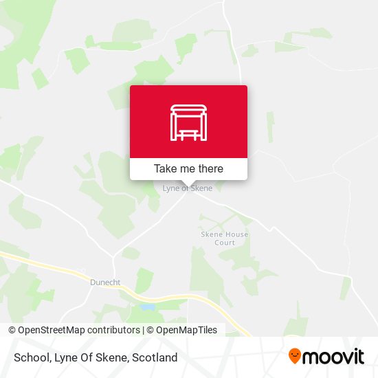 School, Lyne Of Skene map