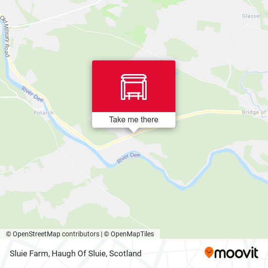 Sluie Farm, Haugh Of Sluie map