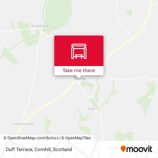 Duff Terrace, Cornhill map