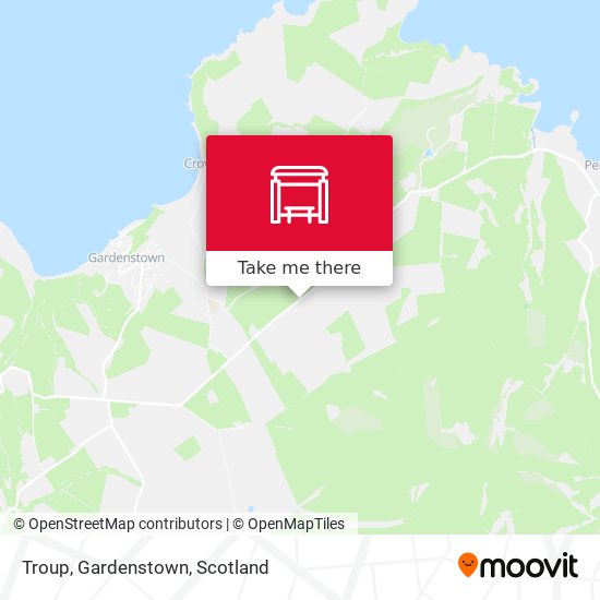 Troup, Gardenstown map