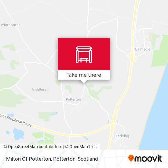 Milton Of Potterton, Potterton map