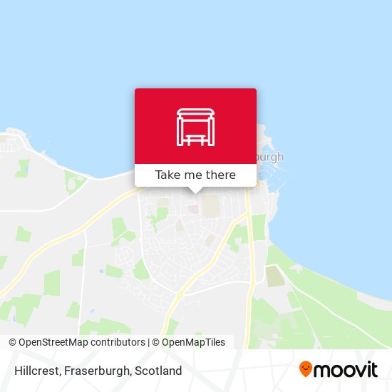 Hillcrest, Fraserburgh map