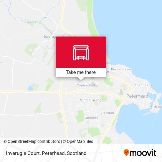 Inverugie Court, Peterhead map