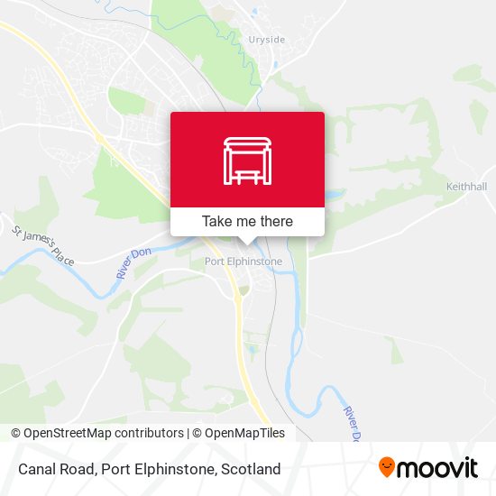 Canal Road, Port Elphinstone map