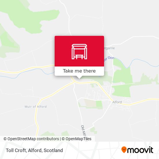 Toll Croft, Alford map
