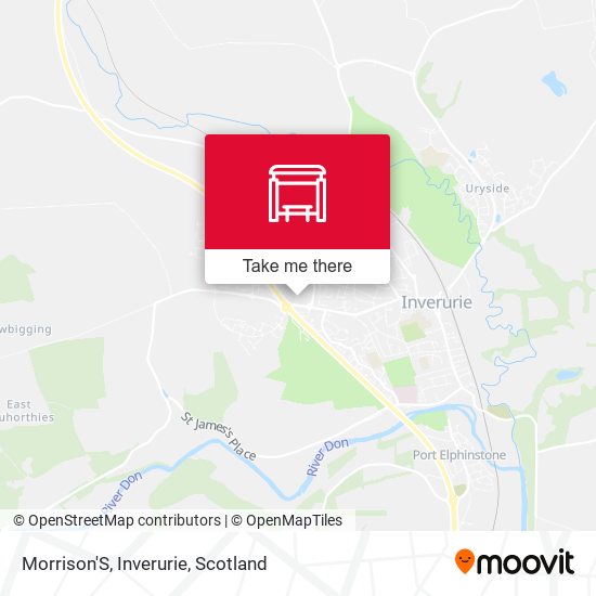 Morrison'S, Inverurie map