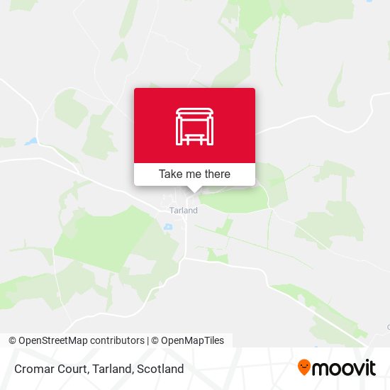 Cromar Court, Tarland map