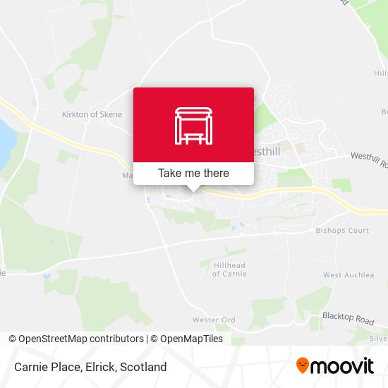 Carnie Place, Elrick map
