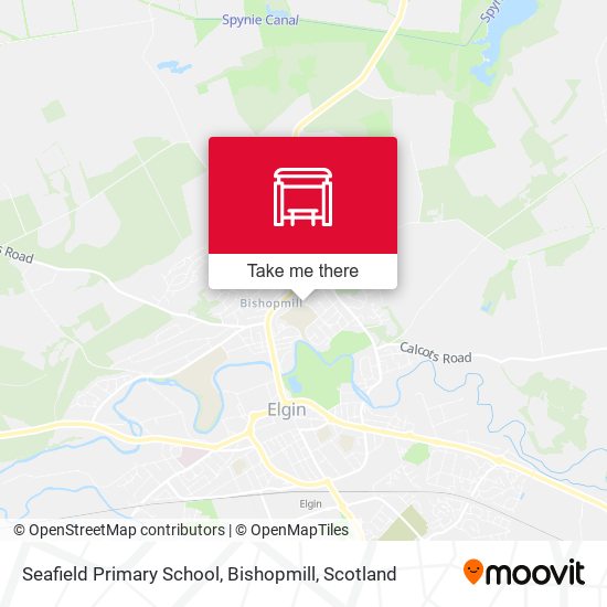 Seafield Primary School, Bishopmill map