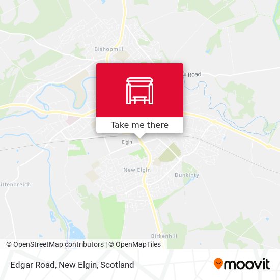 Edgar Road, New Elgin map
