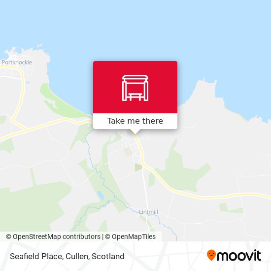 Seafield Place, Cullen map