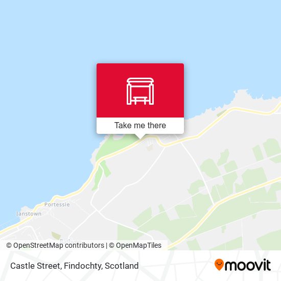 Castle Street, Findochty map
