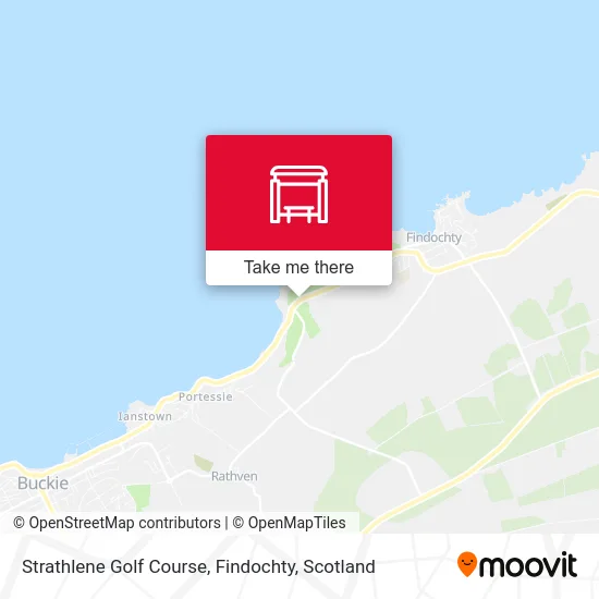 Strathlene Golf Course, Findochty map