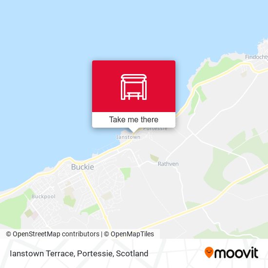 Ianstown Terrace, Portessie map