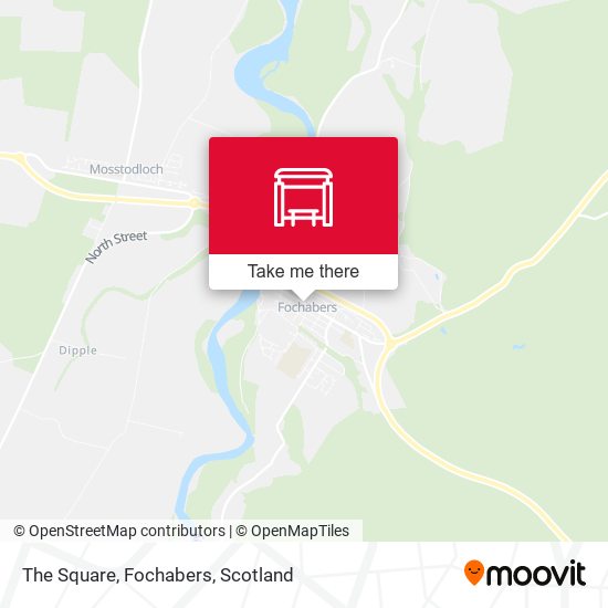 The Square, Fochabers map