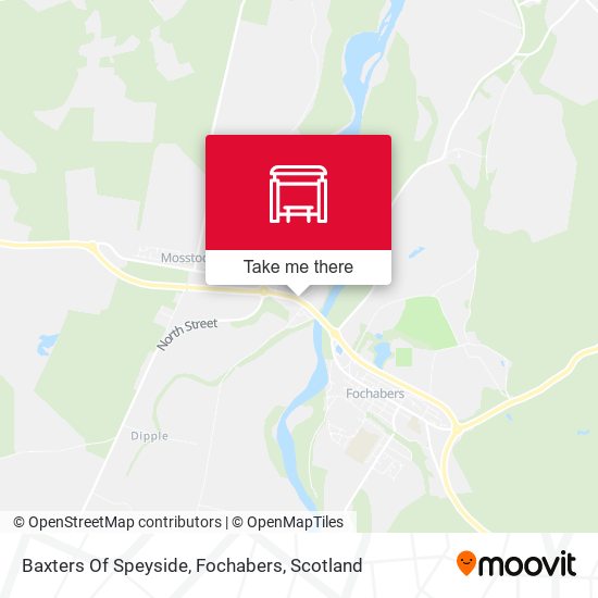 Baxters Of Speyside, Fochabers map