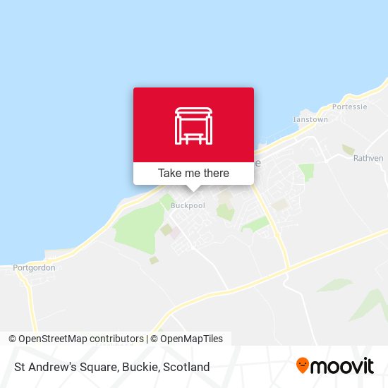 St Andrew's Square, Buckie map