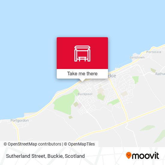 Sutherland Street, Buckie map