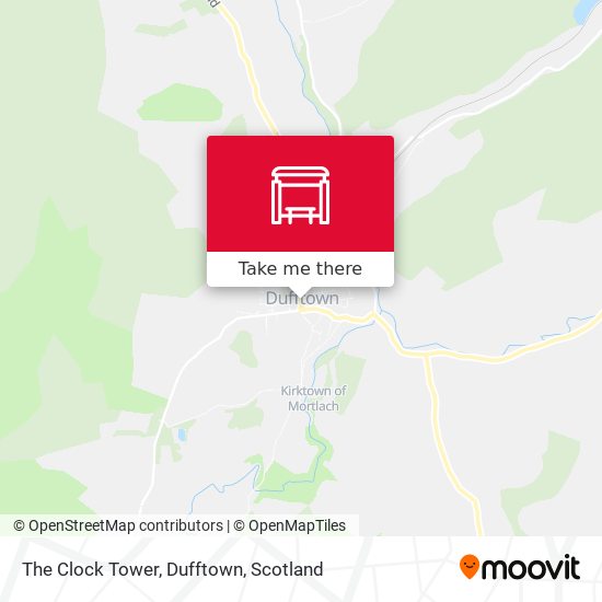 The Clock Tower, Dufftown map