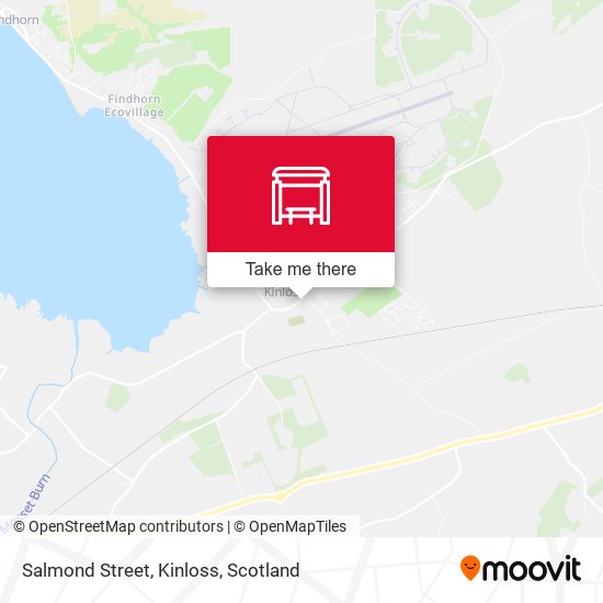 Salmond Street, Kinloss map