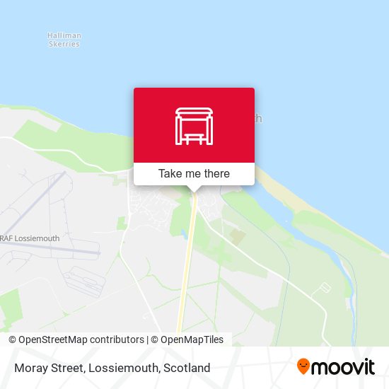 Moray Street, Lossiemouth map