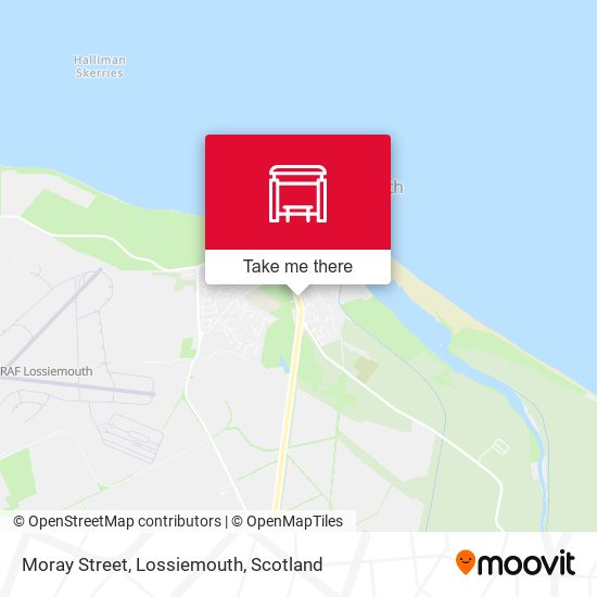 Moray Street, Lossiemouth map