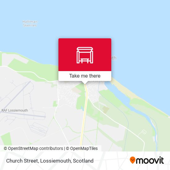 Church Street, Lossiemouth map