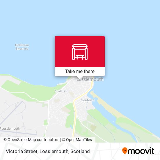 Victoria Street, Lossiemouth map