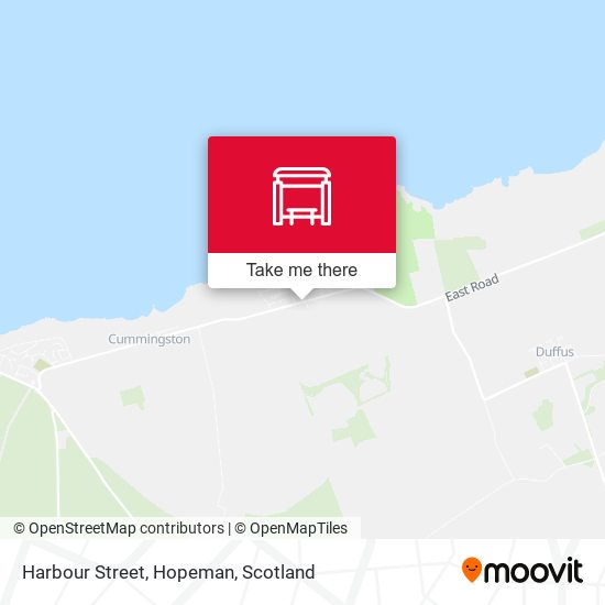 Harbour Street, Hopeman map