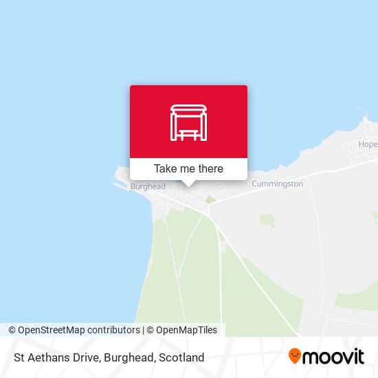 St Aethans Drive, Burghead map