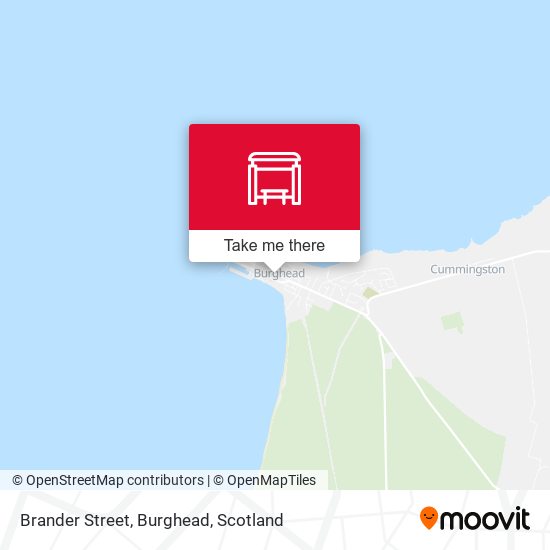 Brander Street, Burghead map