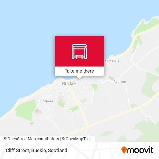 Cliff Street, Buckie map