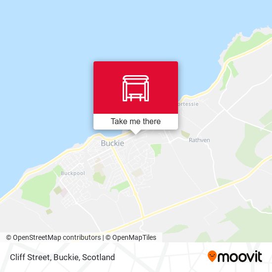 Cliff Street, Buckie map