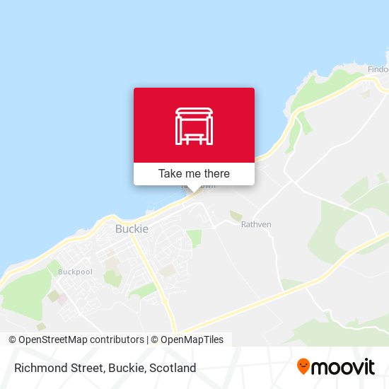 Richmond Street, Buckie map