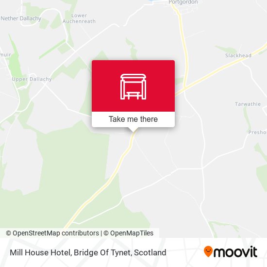 Mill House Hotel, Bridge Of Tynet map