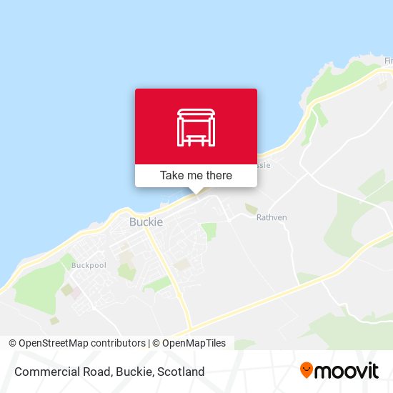 Commercial Road, Buckie map