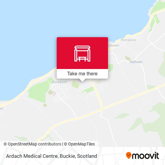 Ardach Medical Centre, Buckie map