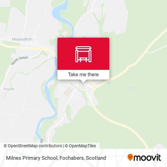 Milnes Primary School, Fochabers map