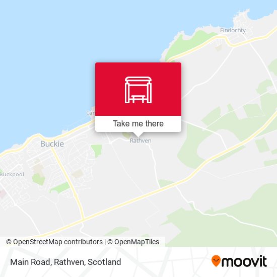Main Road, Rathven map