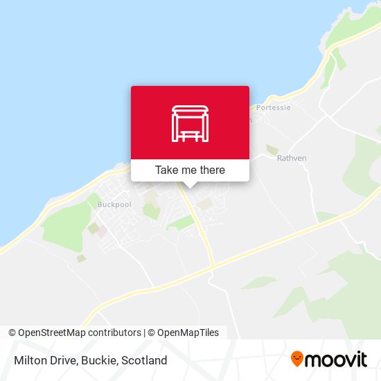 Milton Drive, Buckie map